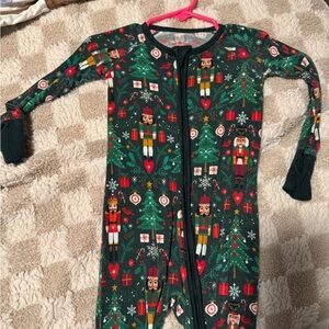 Kids Little Sleepies Nutcracker Print Zippy